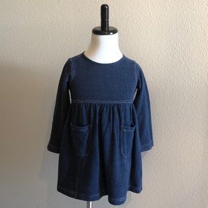 EUC 3T Coccoli Faux Denim Dress w/ Pockets!